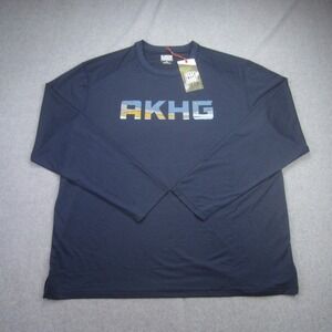 Alaskan Hardgear Duluth Shirt Mens XL Blue Tun-Dry Standard Fit Long Sleeve